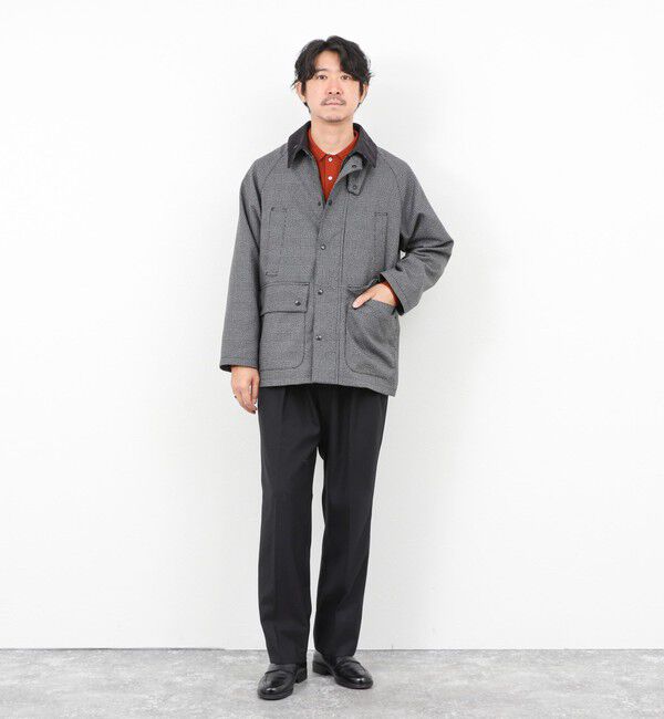 NOLLEY'S goodman「《ビジカジ対応》【TECHTWEED】【SORONA】中綿ユーティリティジャケット 25AW」|ブルゾン・スタジャン|