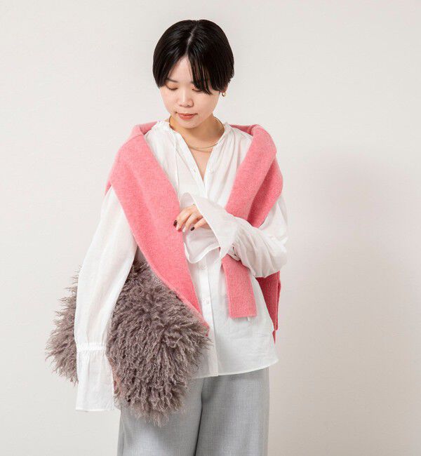 NOLLEY'S「ウォッシャブルシアーコットンフリル襟ブラウス」|シャツ・ブラウス|