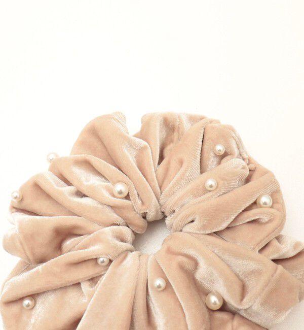 NOLLEY'S「パールベロアシュシュ」|ヘアゴム・シュシュ|