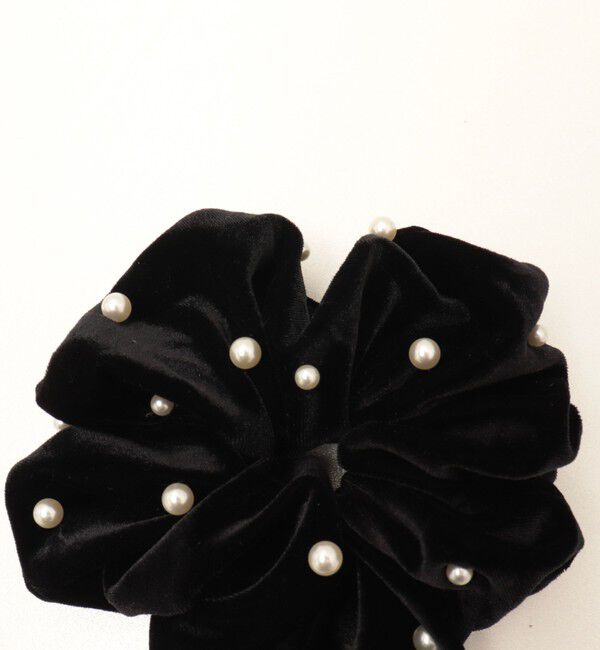 NOLLEY'S「パールベロアシュシュ」|ヘアゴム・シュシュ|