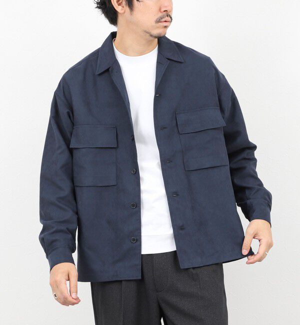 NOLLEY'S goodman「ポリスエード シャツブルゾン 25AW」|ブルゾン・スタジャン|