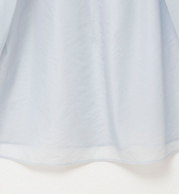 NOLLEY'S sophi「ウォッシャブルオーガンジーフリルブラウス」|シャツ・ブラウス|