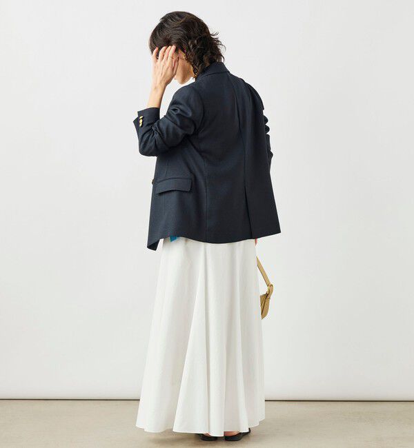 NOLLEY'S「《セットアップ対応》ウォッシャブルハイスペック麻調ダブルジャケット」|テーラードジャケット|