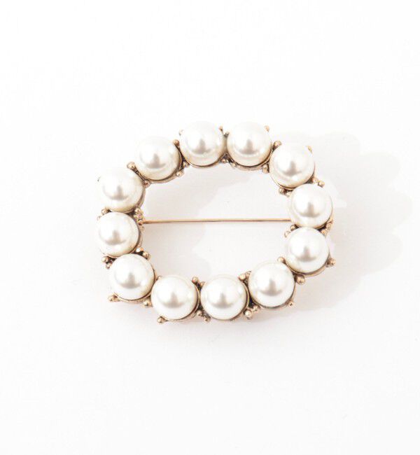 NOLLEY'S「【NOLLEYS goods】リングパールブローチ」|ブローチ・コサージュ|