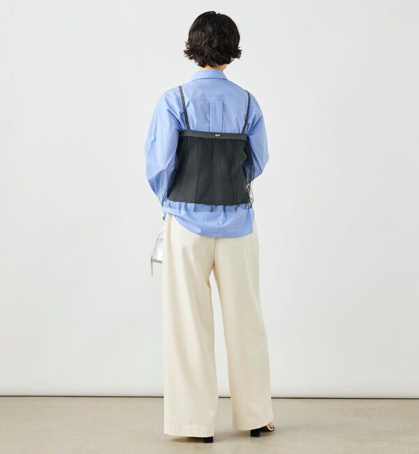 NOLLEY'S「《手洗い可能》チュールリブビスチェ」|キャミソール|