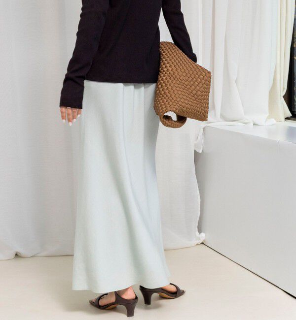 NOLLEY'S「ウォッシャブルセルロースバイヤススカート」|スカート|