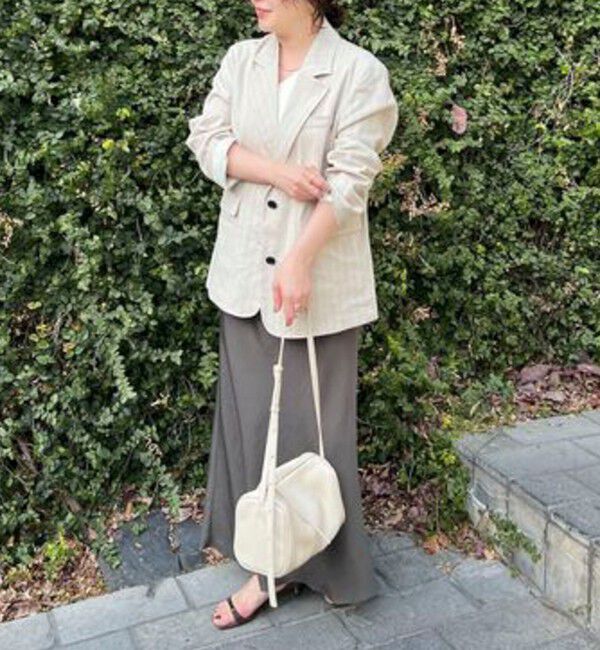 NOLLEY'S「ウォッシャブルセルロースバイヤススカート」|スカート|