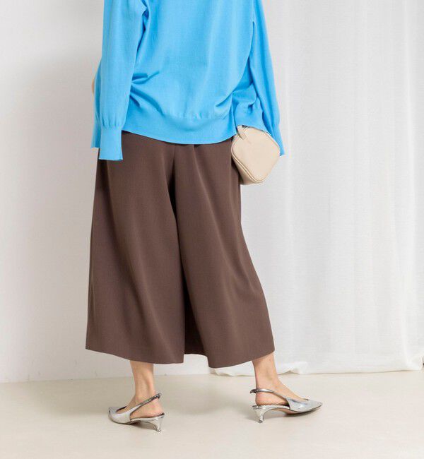 NOLLEY'S「ウォッシャブルクロップドワイドツイルパンツ」|その他|