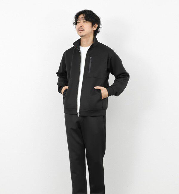 NOLLEY'S goodman「《セットアップ対応》ダブルニットZIPスタンドカラー 26SS」|ブルゾン・スタジャン|