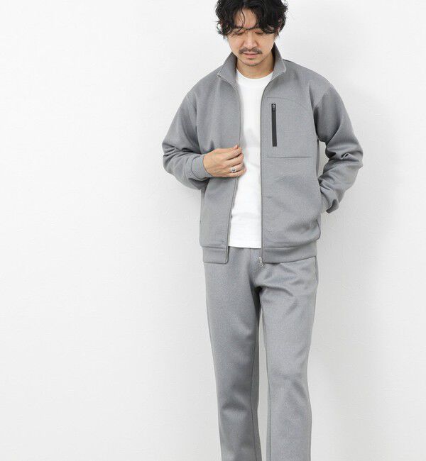 NOLLEY'S goodman「《セットアップ対応》ダブルニットZIPスタンドカラー 26SS」|ブルゾン・スタジャン|