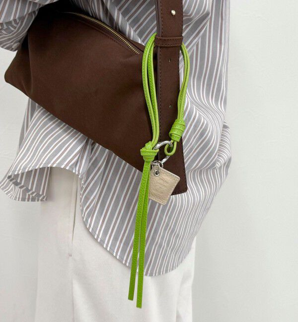 fredy emue「FRロゴ＆タッセルレザーチャーム」|チャーム・キーホルダー|