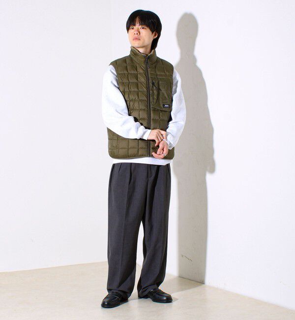 GLOSTER「【2WAYで着回せる】【UNISEX】GLOSTER配色別注 TAIONボア&times;ダウンベスト」|ダウンベスト・ベスト|