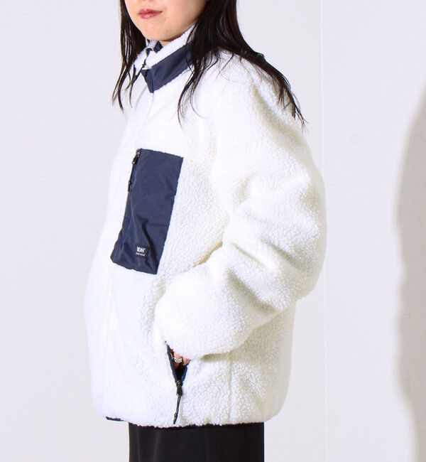 GLOSTER「【2WAYで着回せる】【UNISEX】GLOSTER配色別注 TAIONボア&times;ダウンブルゾン」|ダウン|