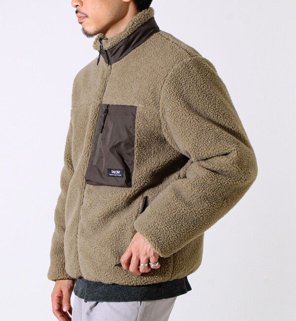 GLOSTER「【2WAYで着回せる】【UNISEX】GLOSTER配色別注 TAIONボア&times;ダウンブルゾン」|ダウン|