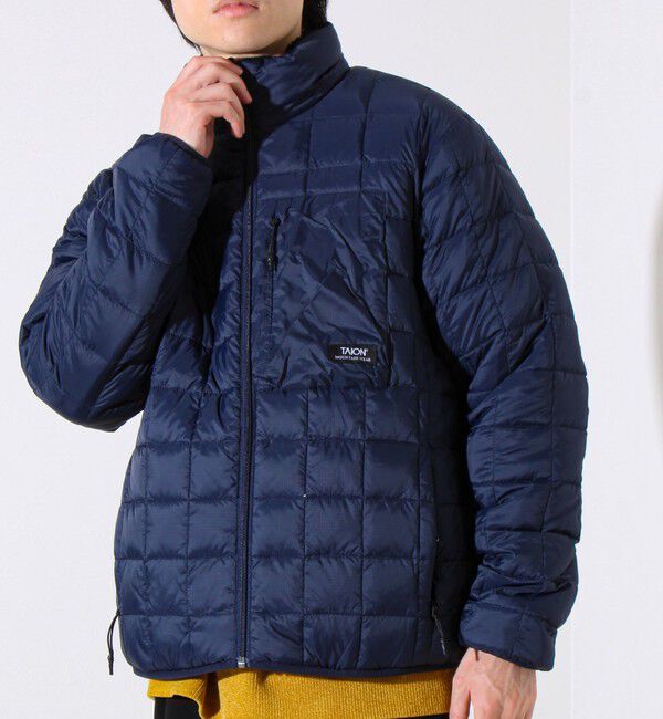 GLOSTER「【2WAYで着回せる】【UNISEX】GLOSTER配色別注 TAIONボア&times;ダウンブルゾン」|ダウン|