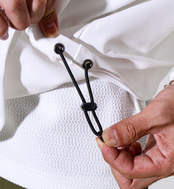 GLOSTER「【配色袖がアクセント】トリコットバイカラースリーブ プルオーバー」|スウェット・ジャージ|