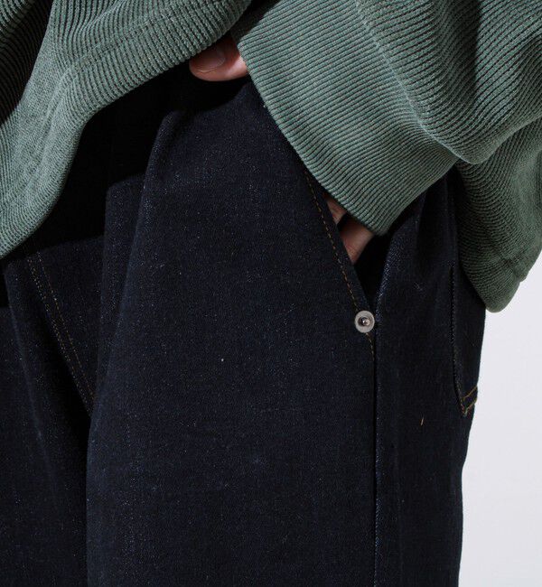 GLOSTER「【シーズンレス/ストレスフリーな穿き心地】ワイドストレッチデニムパンツ」|デニム|