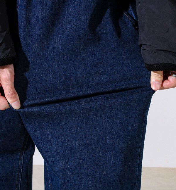 GLOSTER「【シーズンレス/ストレスフリーな穿き心地】ワイドストレッチデニムパンツ」|デニム|