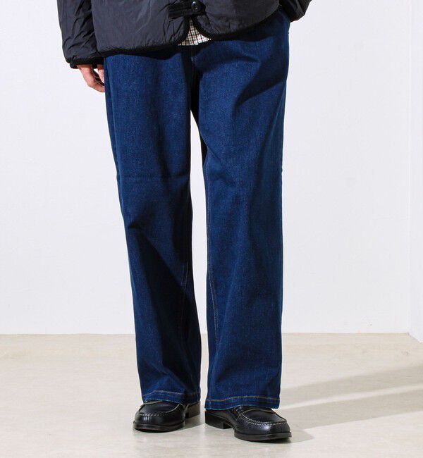 GLOSTER「【シーズンレス/ストレスフリーな穿き心地】ワイドストレッチデニムパンツ」|デニム|