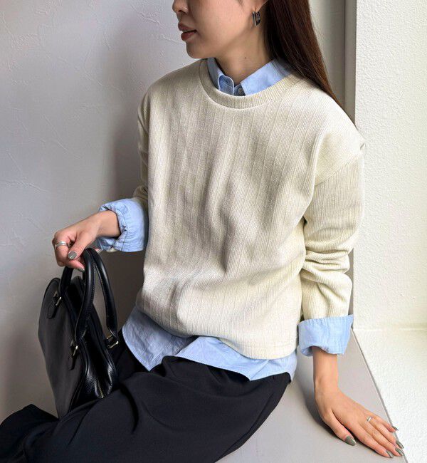 fredy emue「ラメモールプルオーバー」|Tシャツ・カットソー|