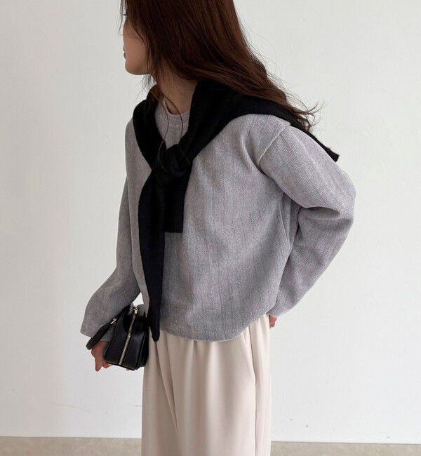 fredy emue「ラメモールプルオーバー」|Tシャツ・カットソー|グレー