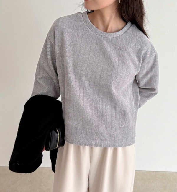 fredy emue「ラメモールプルオーバー」|Tシャツ・カットソー|