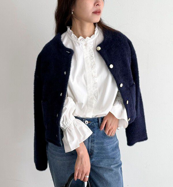 fredy emue「フリルデザインシャツ」|シャツ・ブラウス|