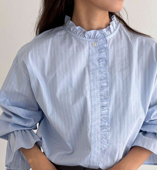 fredy emue「フリルデザインシャツ」|シャツ・ブラウス|