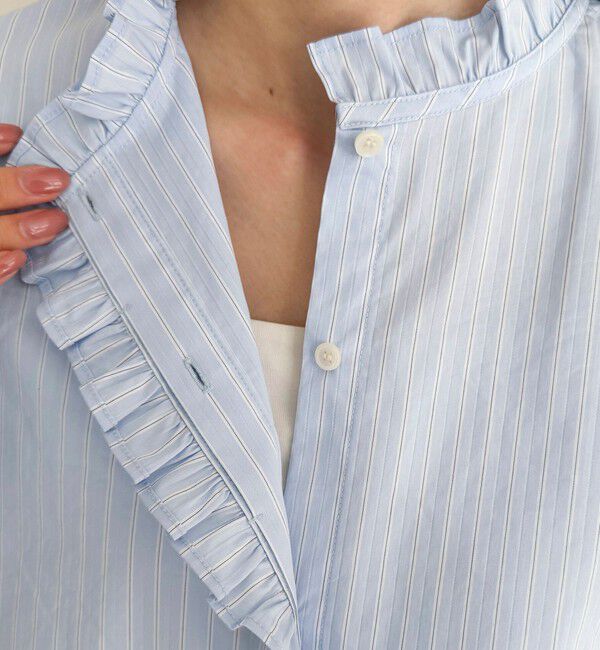 fredy emue「フリルデザインシャツ」|シャツ・ブラウス|