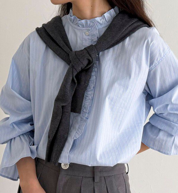 fredy emue「フリルデザインシャツ」|シャツ・ブラウス|