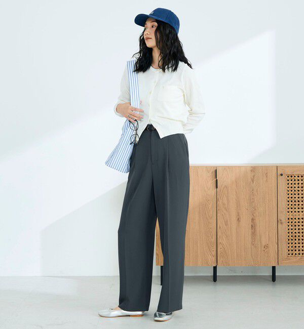 fredy emue「FR刺繍コットン混BASICカーディガン」|カーディガン|