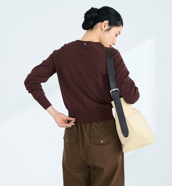 fredy emue「FR刺繍コットン混BASICカーディガン」|カーディガン|