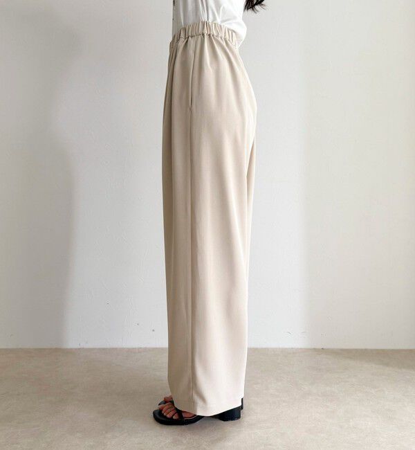 fredy emue「【ラクなのにきちんと見え】シャラリツイル イージーパンツ」|チノ|