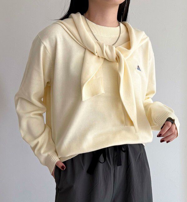 fredy emue「【GEVACO/ゲバコ】コットンラウンドネックプルオーバー」|ニット・セーター|