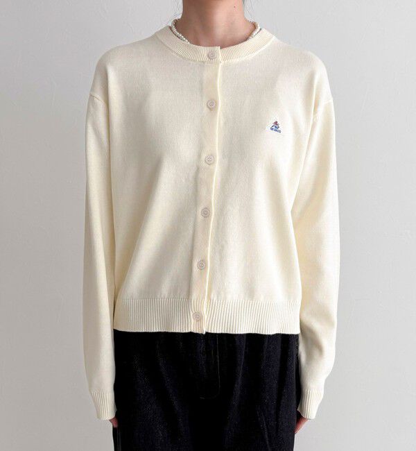 fredy emue「【GEVACO/ゲバコ】別注コットンラウンドネックカーデ」|カーディガン|