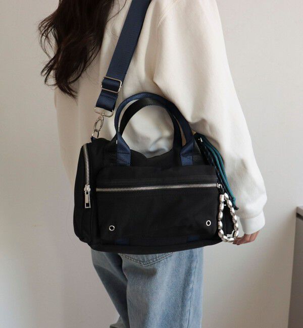 fredy emue「【CONTROL FREAK/コントロールフリーク】ミリタリーチャームボストンバッグ」|ショルダー・メッセンジャー|