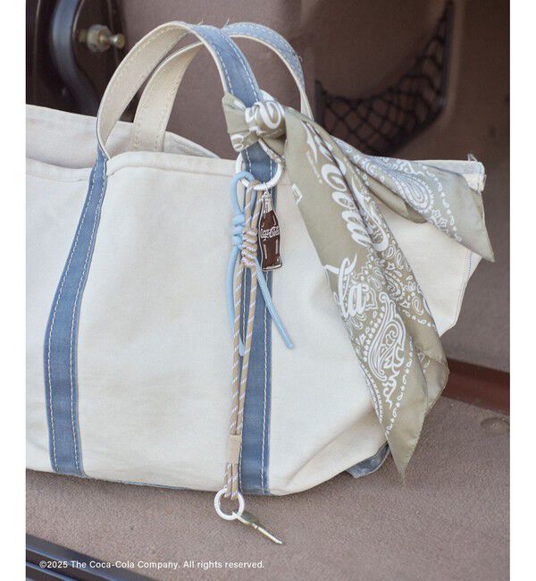 SALON adam et rope'「Coca-Cola スカーフ」|バンダナ・スカーフ|ベージュ(27)