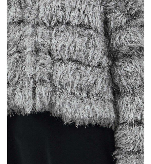 SALON adam et rope'「シャギーファーニットボレロ」|カーディガン|