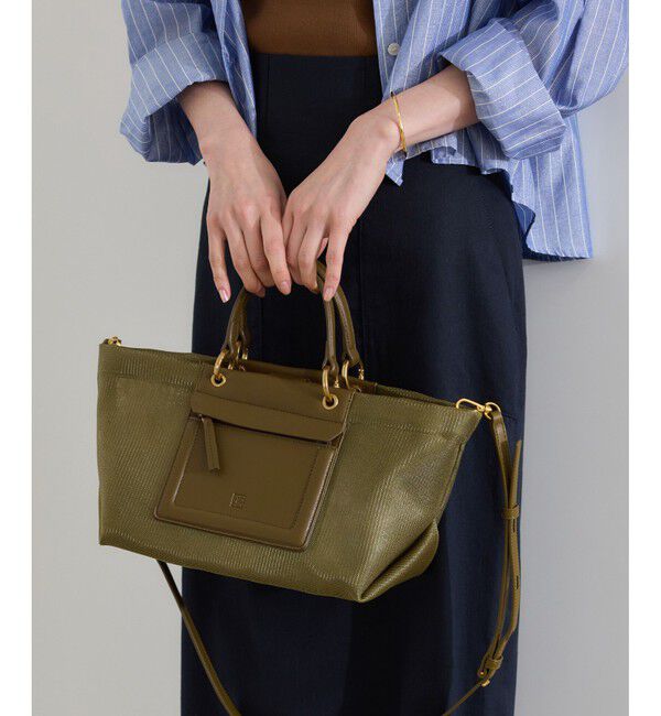 ROPE「チュールメッシュ2WAYミニバッグ」|ハンドバッグ|