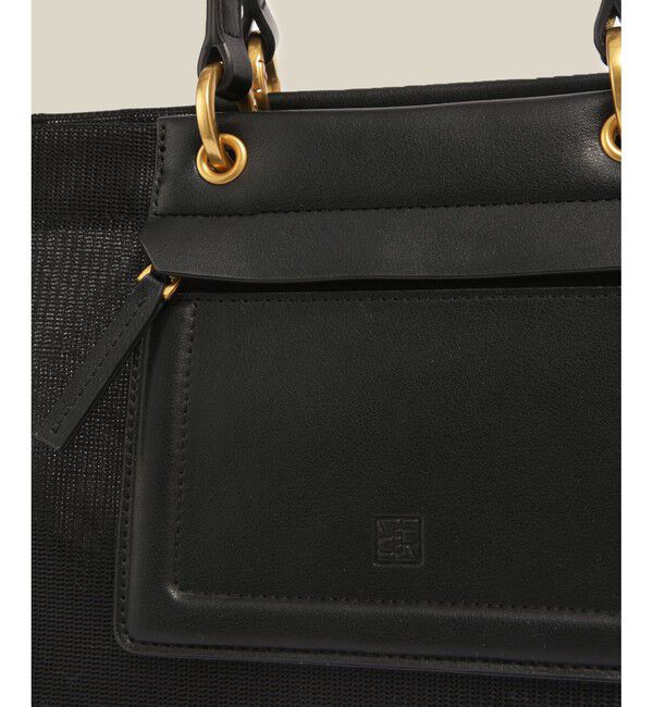 ROPE「チュールメッシュ2WAYミニバッグ」|ハンドバッグ|