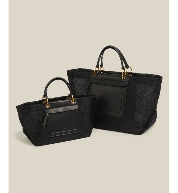 ROPE「チュールメッシュ2WAYミニバッグ」|ハンドバッグ|