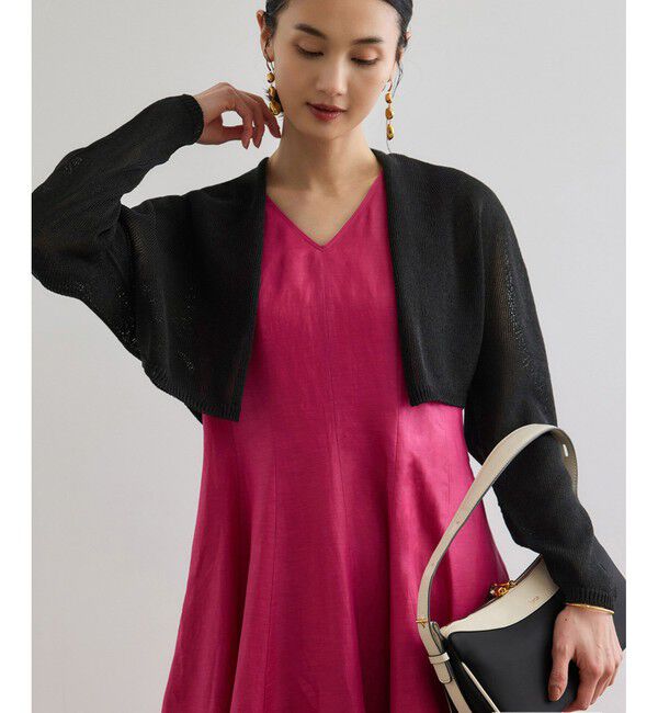 ROPE「ホールガーメント ボレロニットカーディガン」|ニット・セーター|