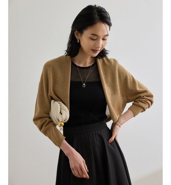 ROPE「ホールガーメント ボレロニットカーディガン」|ニット・セーター|