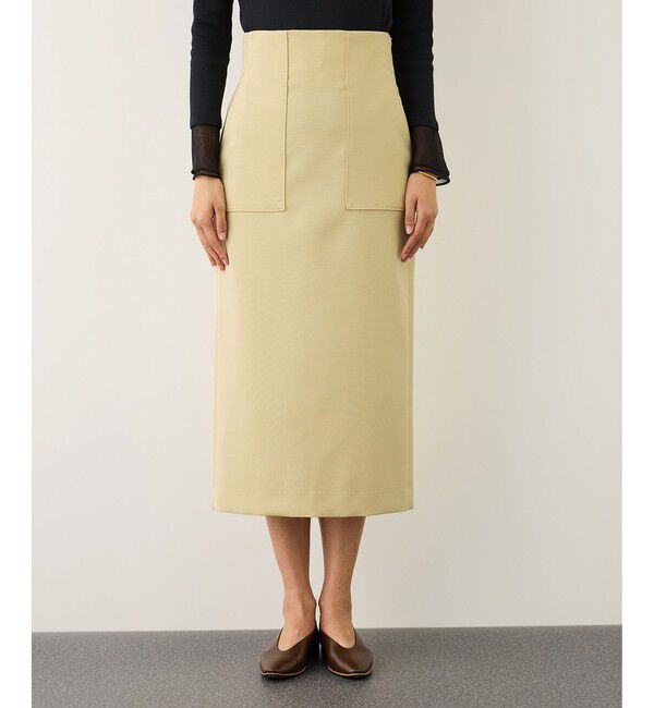 ROPE「[美人スカート]ポケット付きタイトスカート/イージーケア・26SS」|スカート|