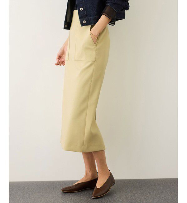 ROPE「[美人スカート]ポケット付きタイトスカート/イージーケア・26SS」|スカート|