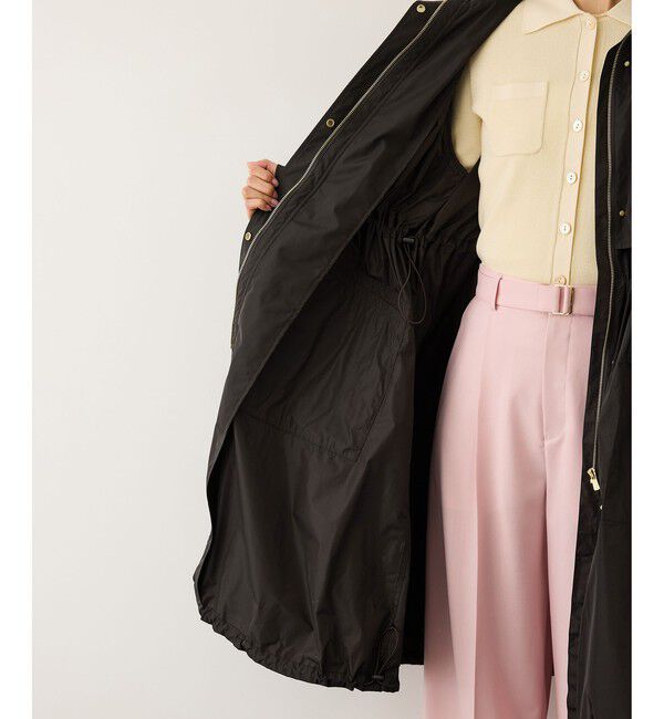 ROPE「【撥水】タフタフーデッドドロストロング丈コート」|その他|