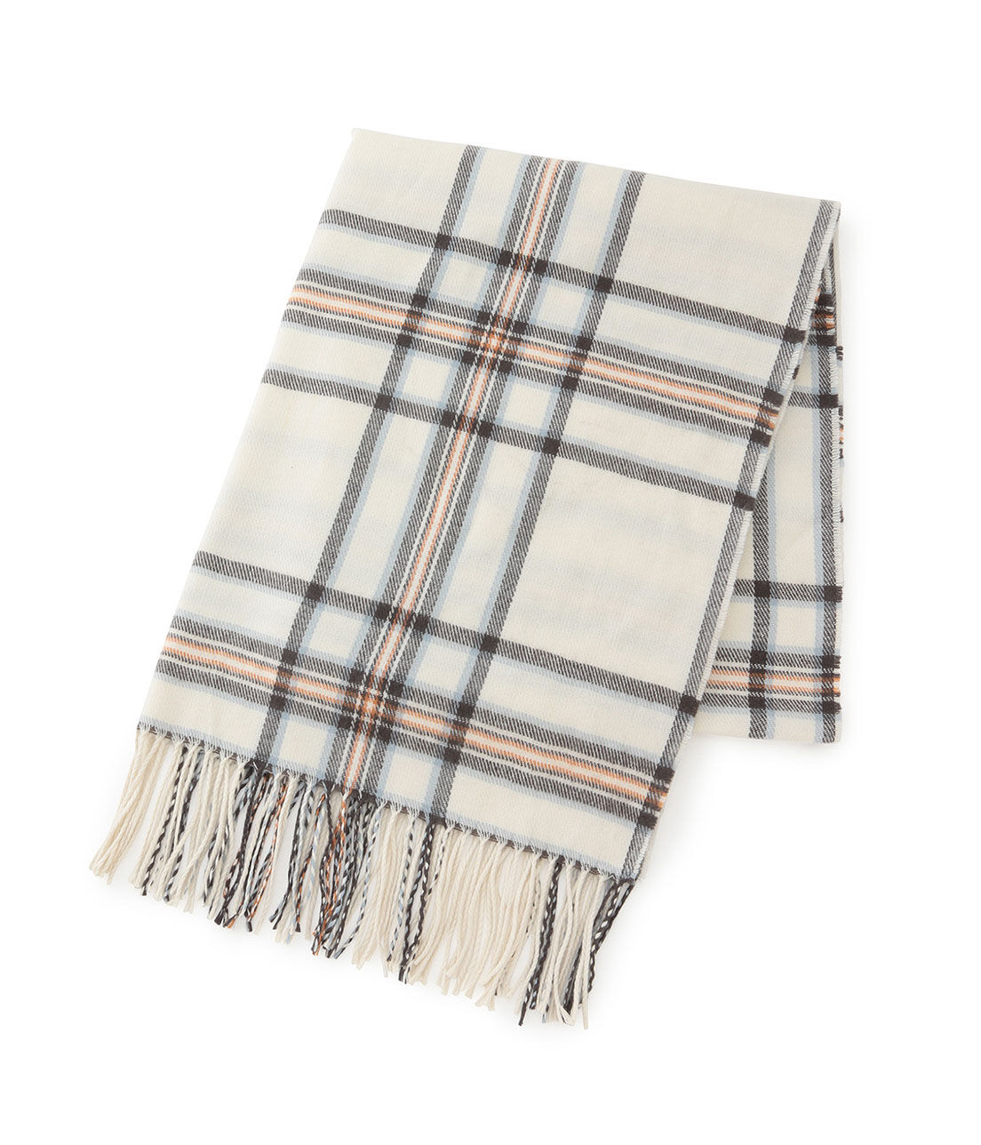 VIS「【静電気防止】【6色展開】チェックストール」|ストール|