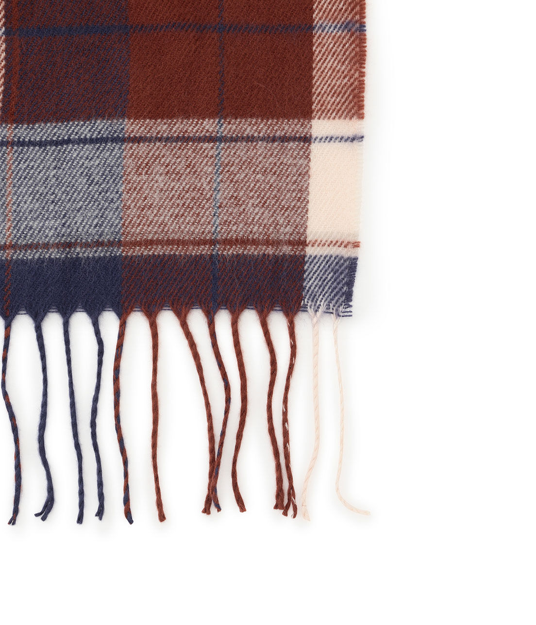 VIS「【静電気防止】【6色展開】チェックストール」|ストール|