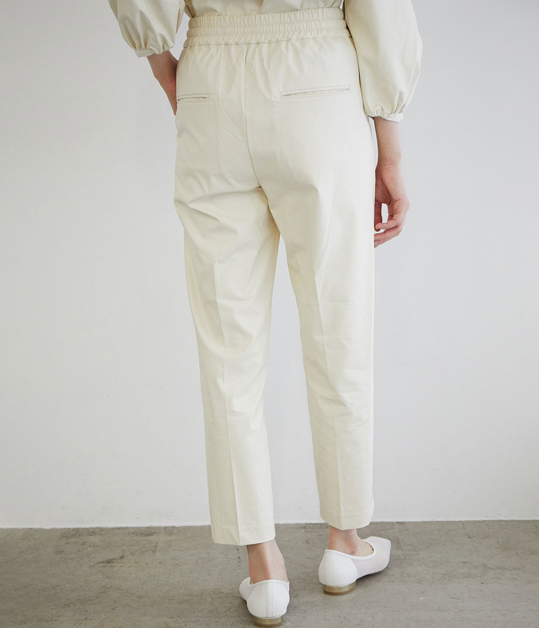 VIS「【ヴィーガンエコレザー】ウエストイージーテーパードパンツ」|その他|