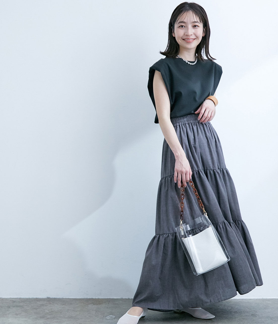 VIS「【10WAY】チェーンクリアバッグ」|ショルダー・メッセンジャー|